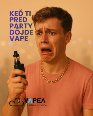 Keď ti dôjde vape tesne pred party 😭 ➡️ Ten moment, keď tvoja nálada zhasne rýchlejšie než tvoje posledné potiahnutie… 🔥...
